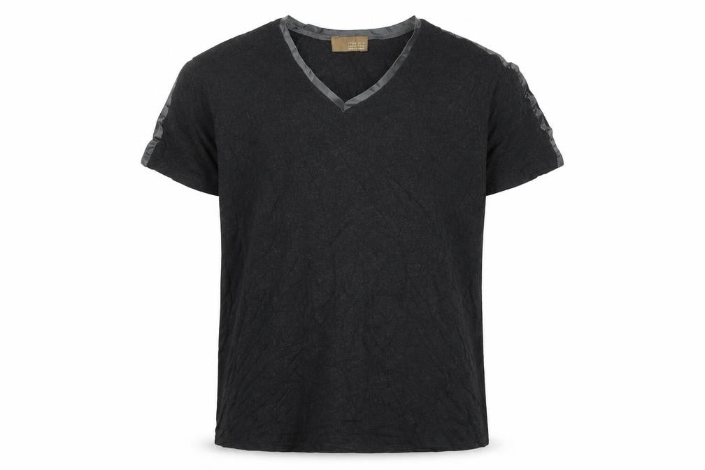 Zara Man Men's Black V-Neck Short Sleeve T-Shirt XL Classic Fit