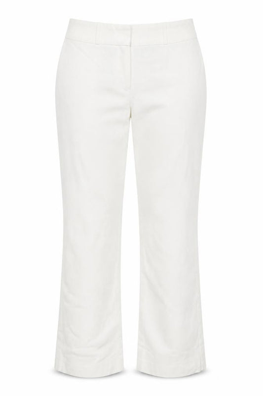 Next Women White Straight Leg Jeans Size 10 Regular Cotton