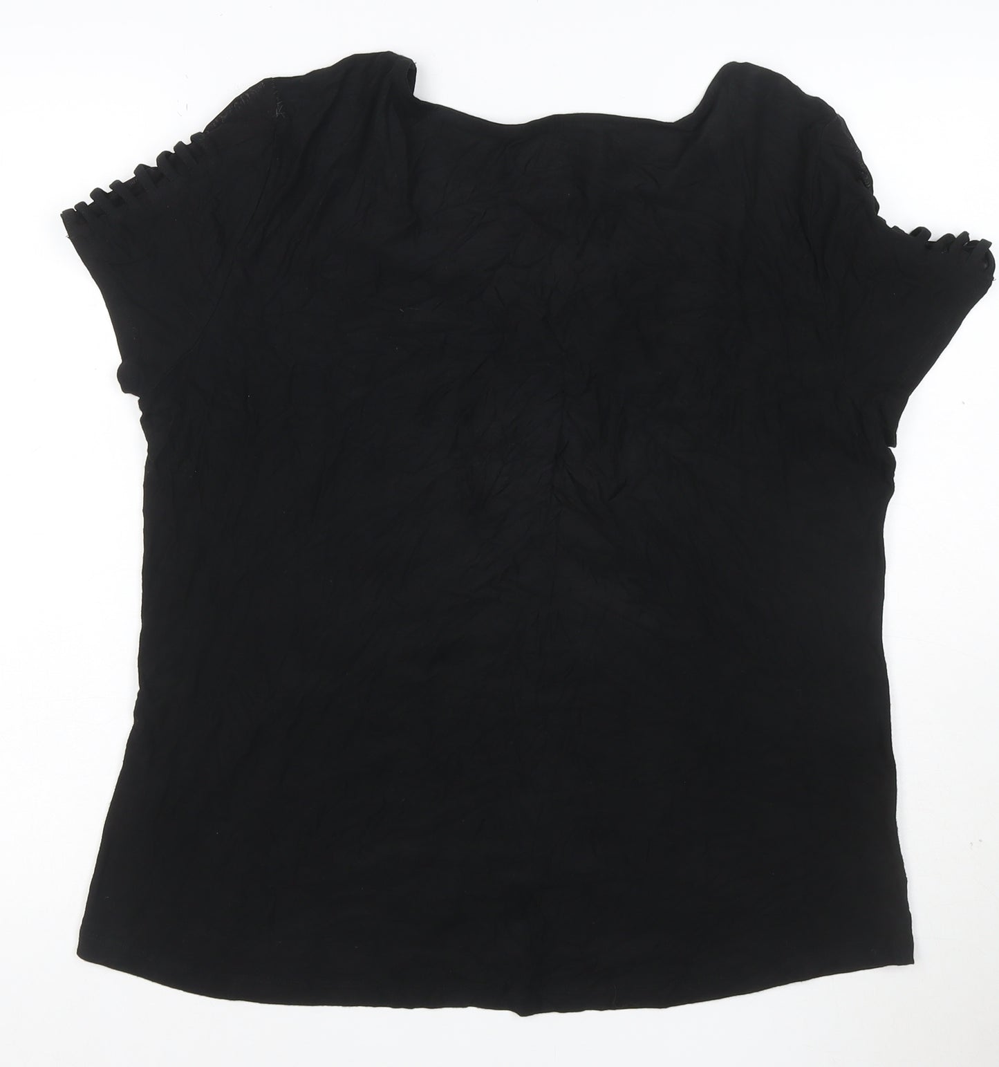 Hard Rock Cafe Womens Black XL Music Graphic Short Sleeve T-Shirt