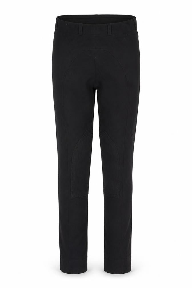Requisite Girls Black Riding Trousers 11-12 Years Cotton Stretch Breeches