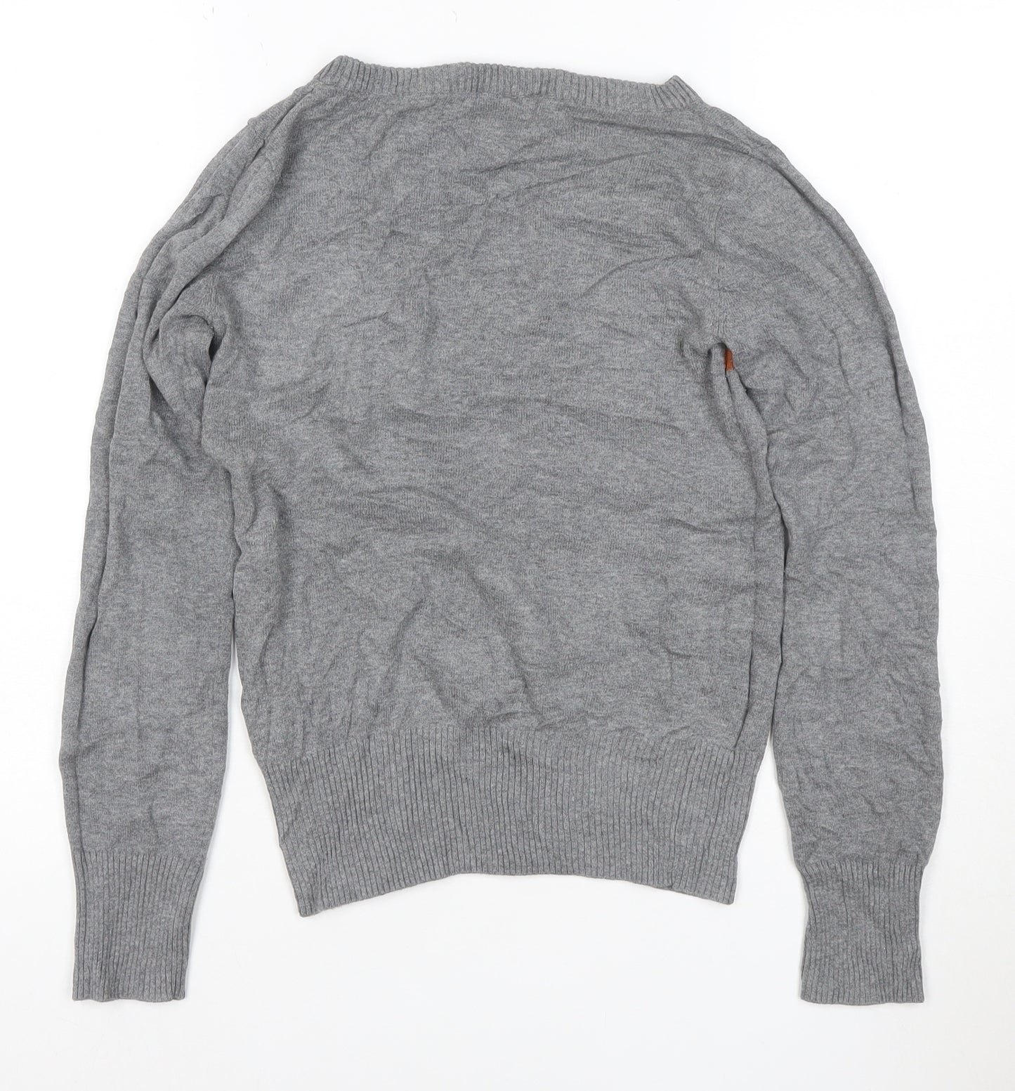 Louche Women's Grey Animal Lovebirds Knit Jumper XS