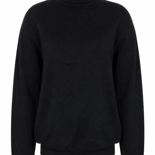 Calvin Klein Womens Black Roll Neck Wool Jumper Size 2XL