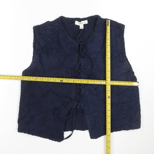 Marks and Spencer Women’s Blue Knit Sleeveless Vest M