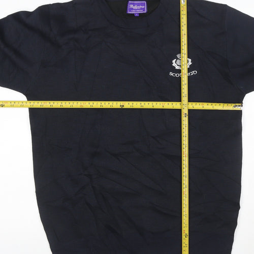 Ballantrae Men's Blue Crew Neck Pullover Jumper L Classic Fit