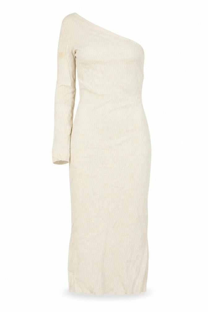 Missguided Women Beige Size 10 One Shoulder Bodycon Midi Dress