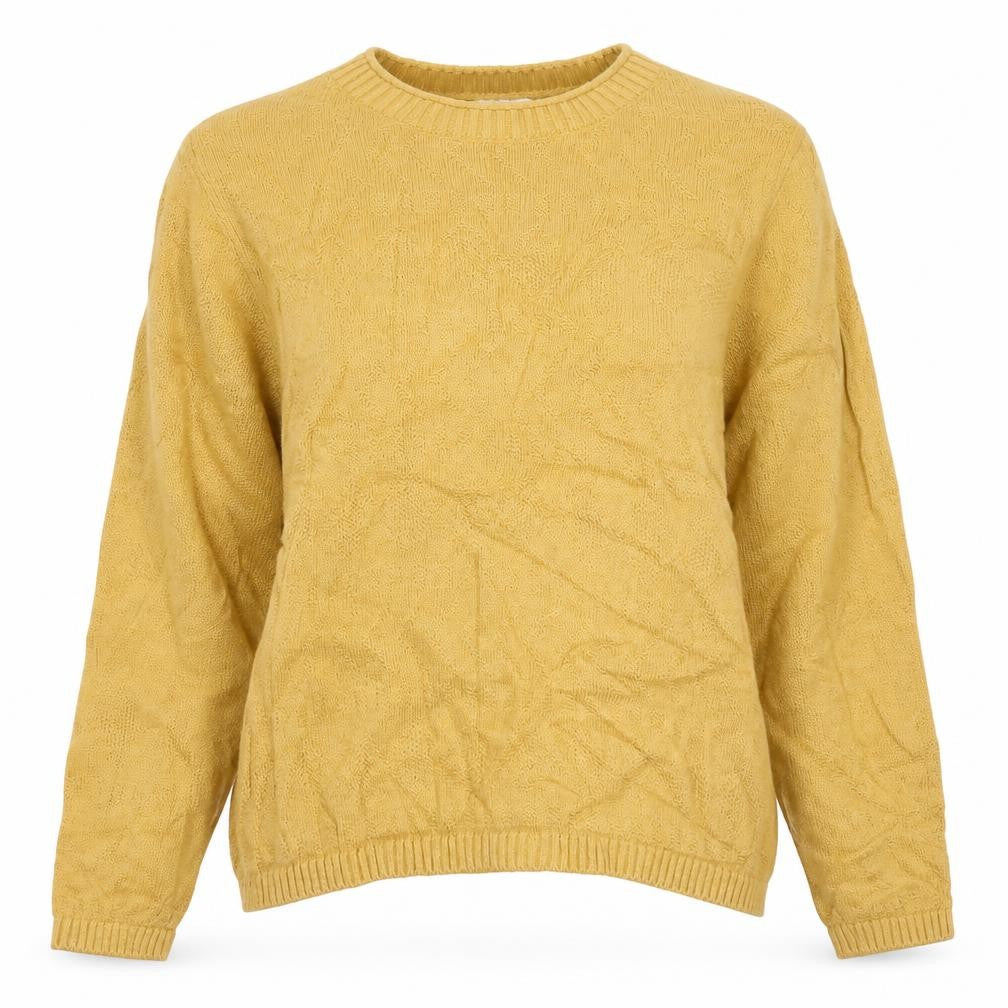 Seasalt Cornwall Women’s Yellow Cotton Crew Neck Jumper Size L