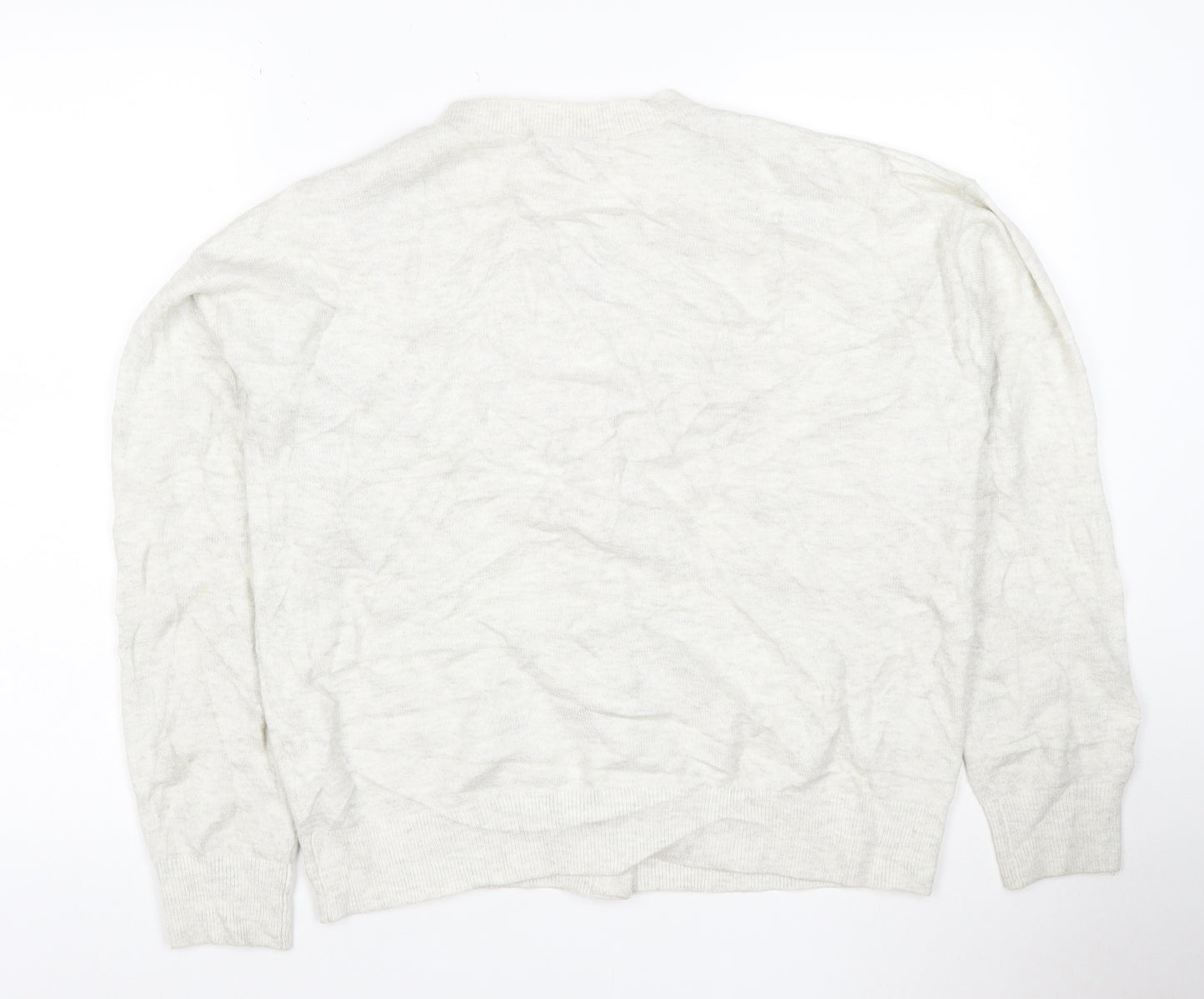 Marks and Spencer Women's Ivory Knit Button Cardigan Size M