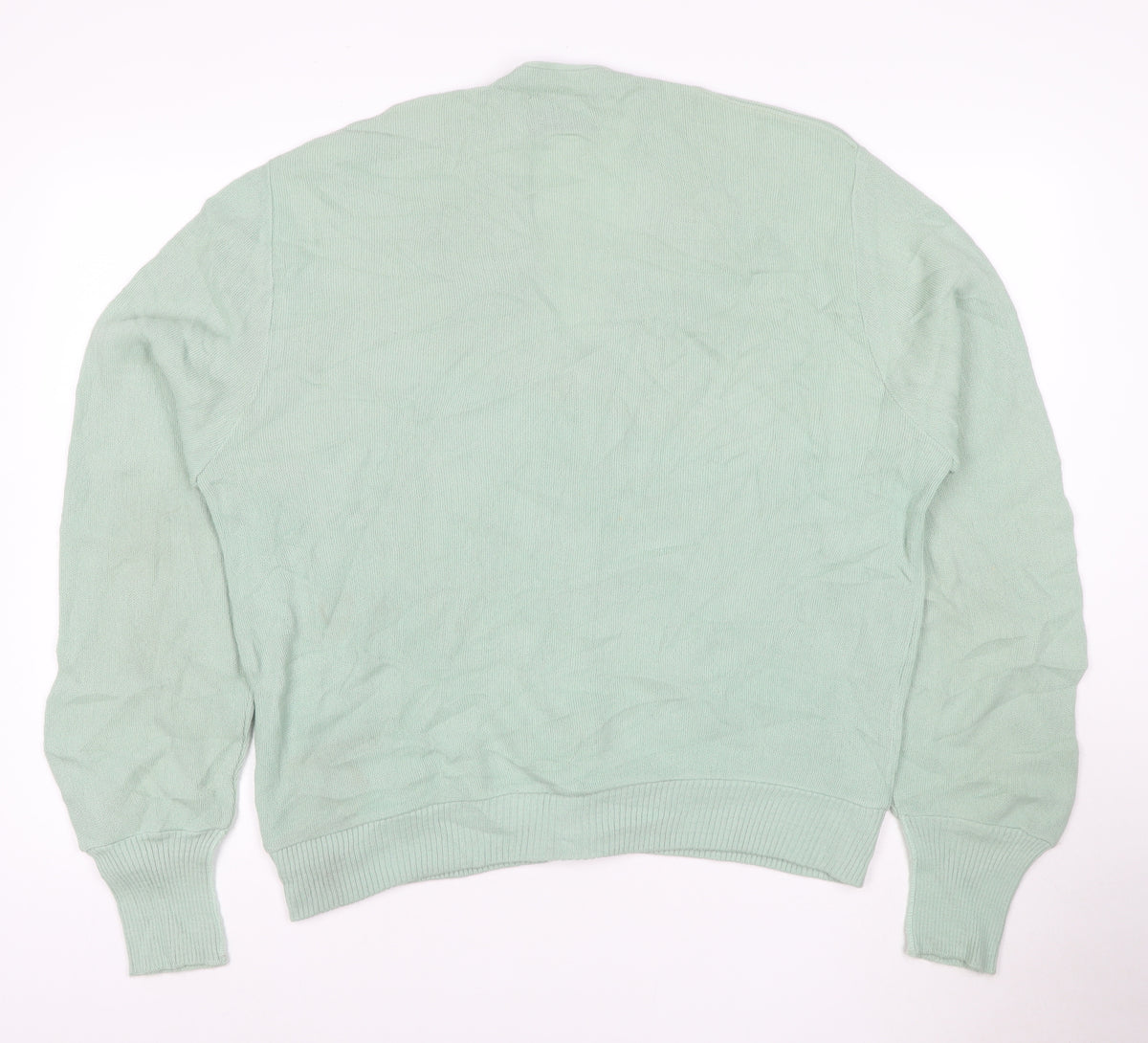 Arnold Palmer Robert Bruce Men's Green L V-Neck Button Cardigan