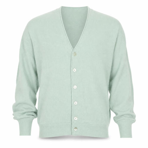 Arnold Palmer Robert Bruce Men's Green L V-Neck Button Cardigan