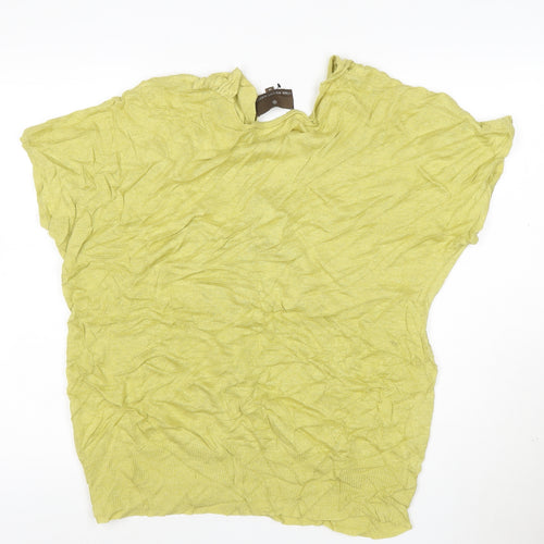 Fenn Wright Manson Women’s Green Linen Blend Tunic Blouse Size 14