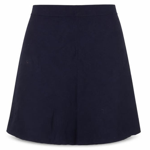 Roman Women Blue A-Line Knee Length Polyester Skirt Size 18