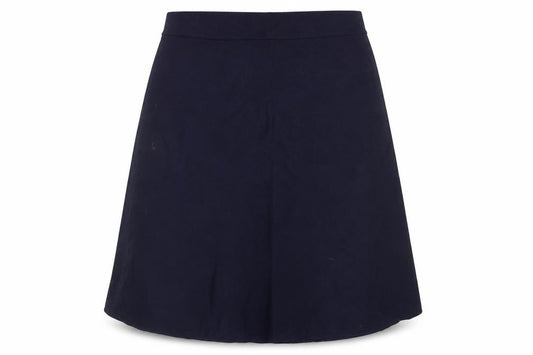 Roman Women Blue A-Line Knee Length Polyester Skirt Size 18