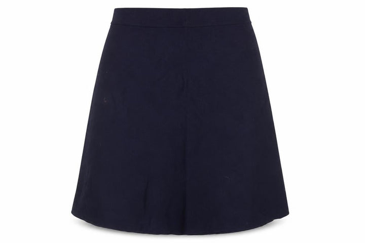 Roman Women Blue A-Line Knee Length Polyester Skirt Size 18