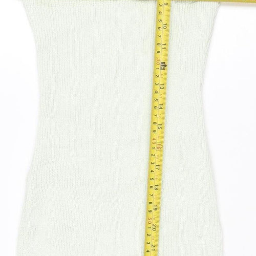 Re_Styled Women Green Bodycon Knit Mini Dress Size 8