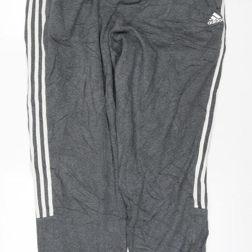 adidas Men Grey 2XL Jogger Sweatpants French Terry Tapered Fit