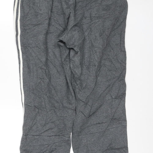 adidas Men Grey 2XL Jogger Sweatpants French Terry Tapered Fit