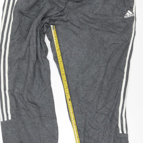 adidas Men Grey 2XL Jogger Sweatpants French Terry Tapered Fit