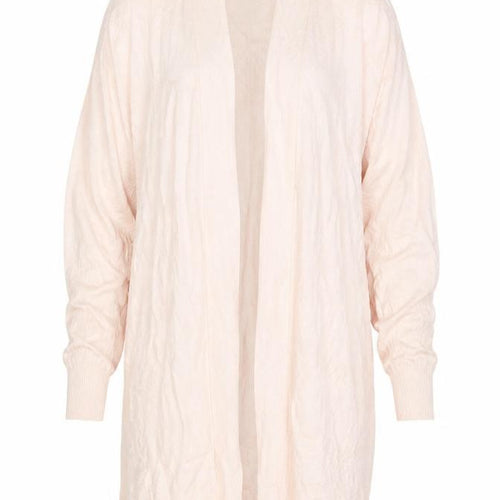 InWear Women's Pink Viscose Knit Open Cardigan M