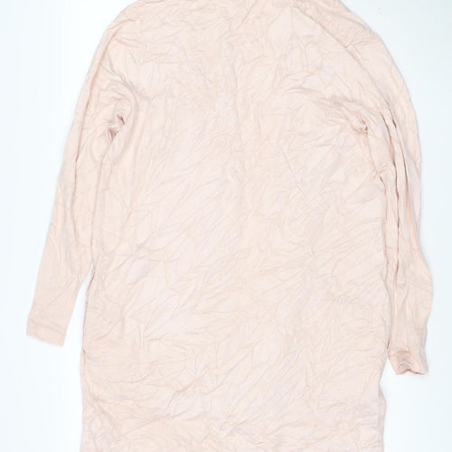InWear Women's Pink Viscose Knit Open Cardigan M