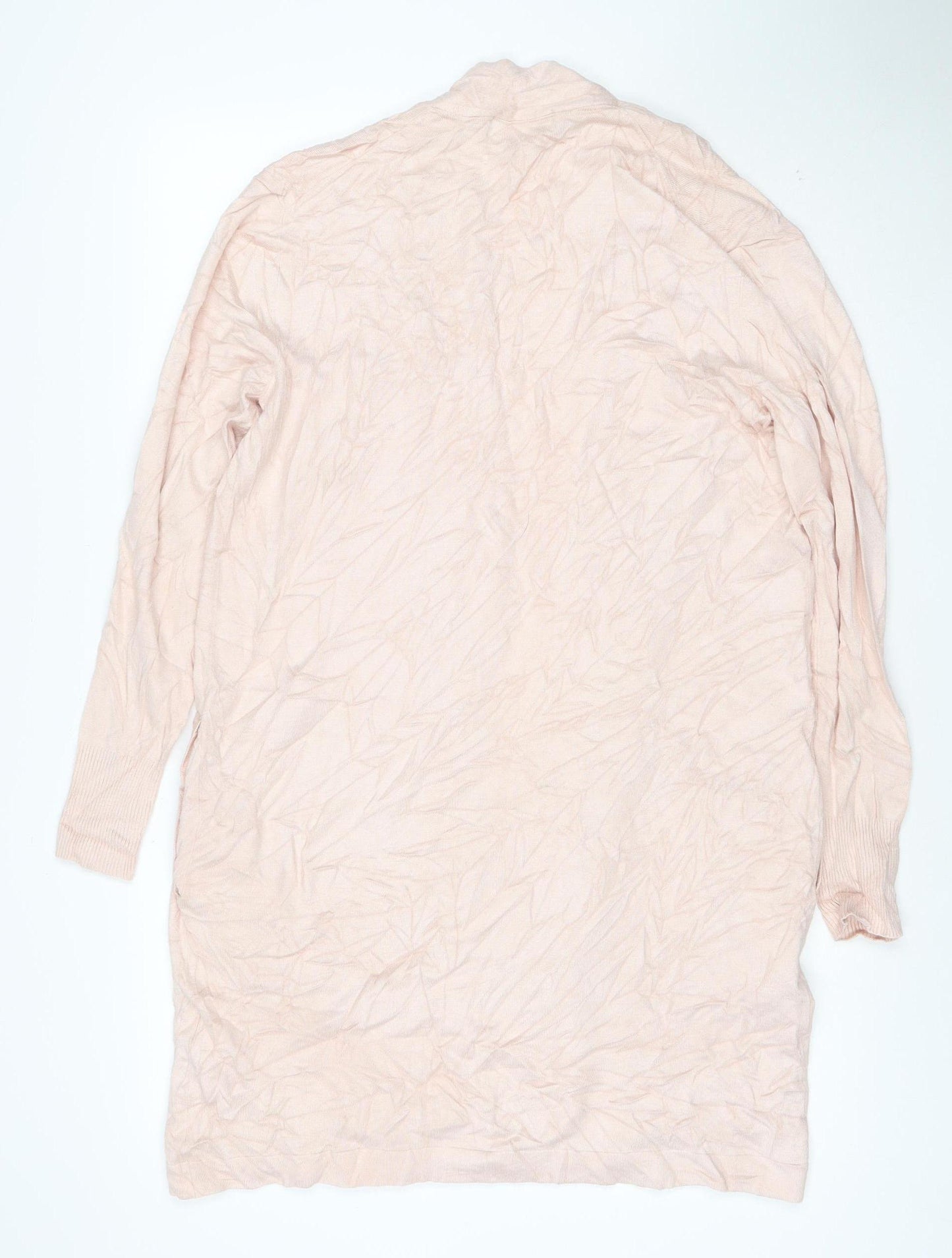 InWear Women's Pink Viscose Knit Open Cardigan M