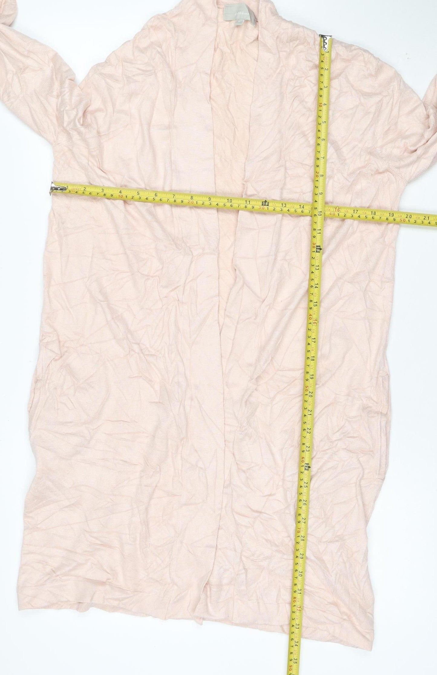InWear Women's Pink Viscose Knit Open Cardigan M