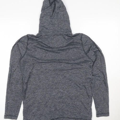 Tokyo Laundry Men's Blue Pullover Hoodie Size M Hooded Sweatshirt