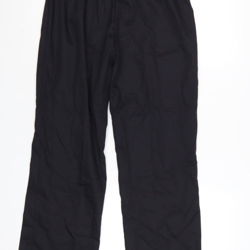 Alexandra Womens Black Trousers UK 10 Regular Polyester Cotton Workwear