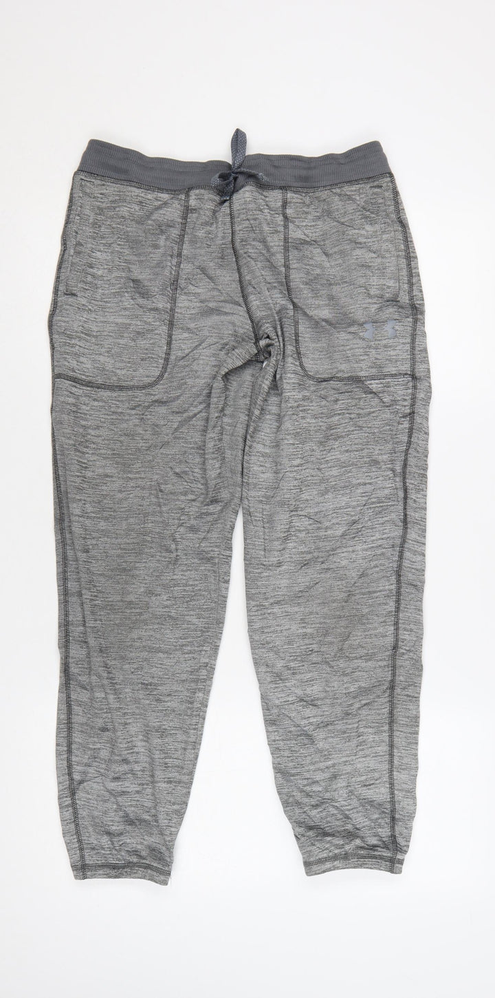 Under Armour Boys Grey Jogger ColdGear Loose Fit Trousers YLG