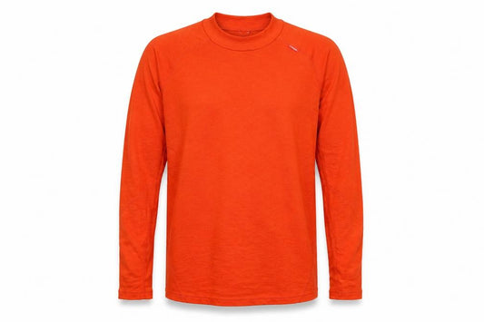 Quechua Men's Orange Long Sleeve Hiking T-Shirt XL