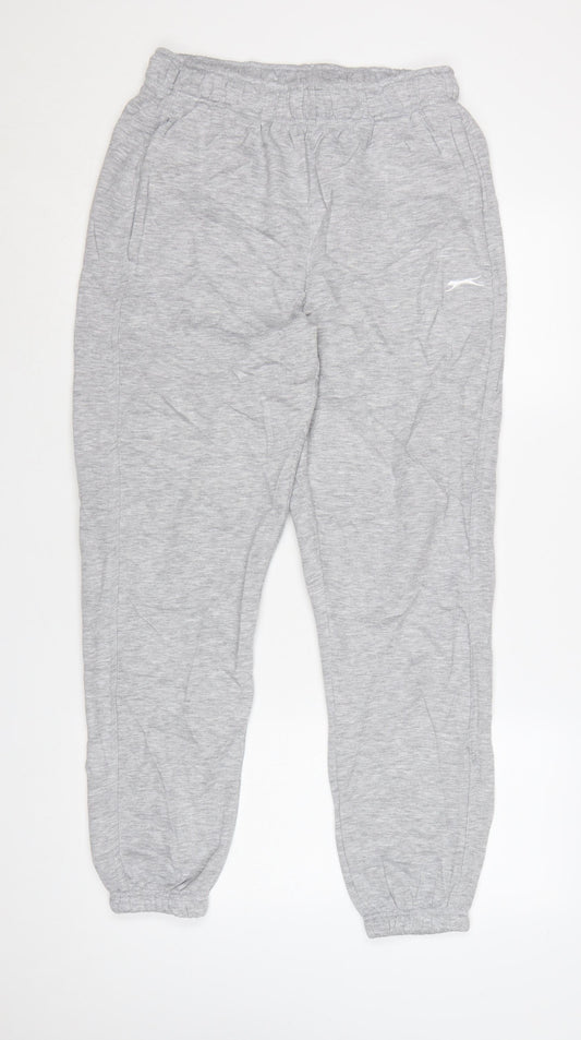 Slazenger Men's Grey Jogger Sweatpants Size M Elastic Waist