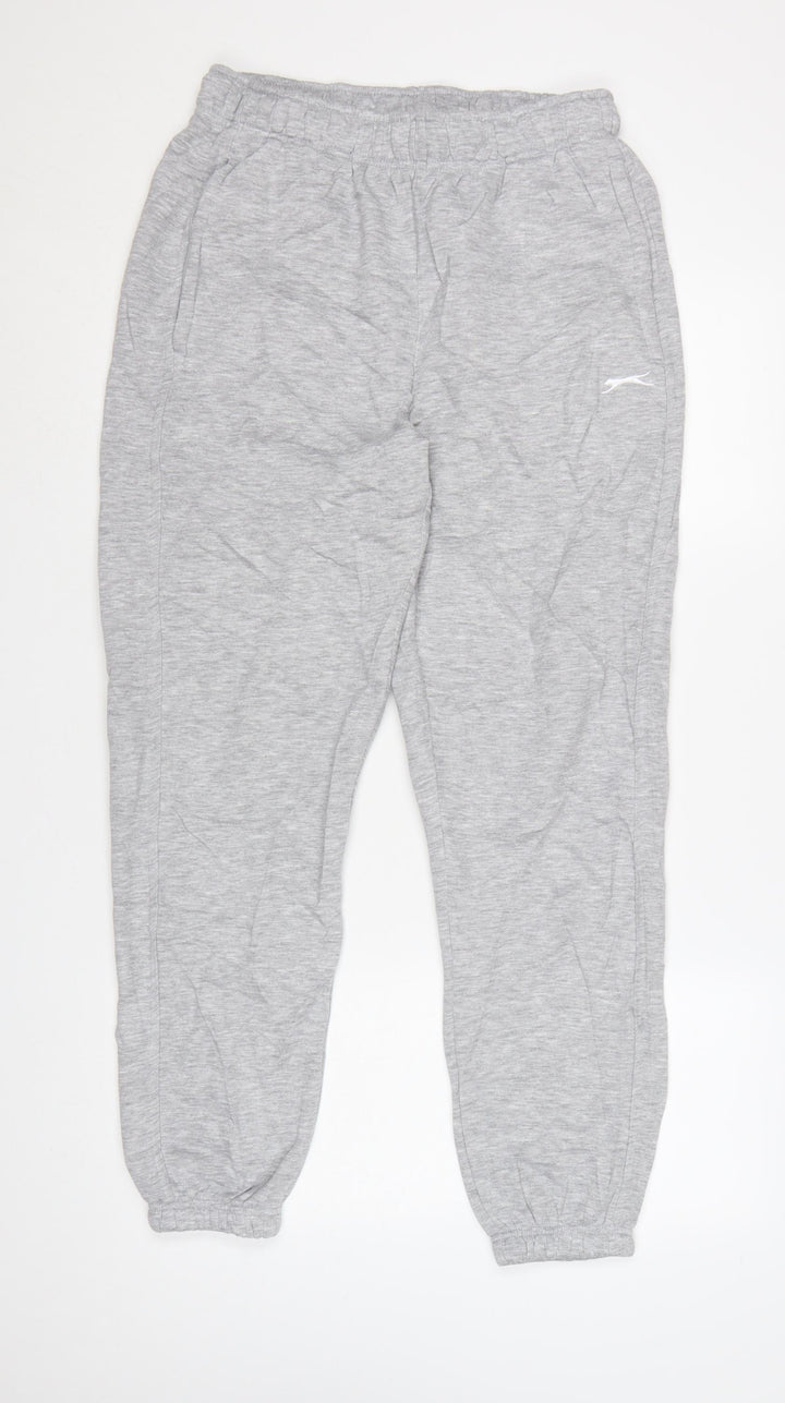 Slazenger Men's Grey Jogger Sweatpants Size M Elastic Waist