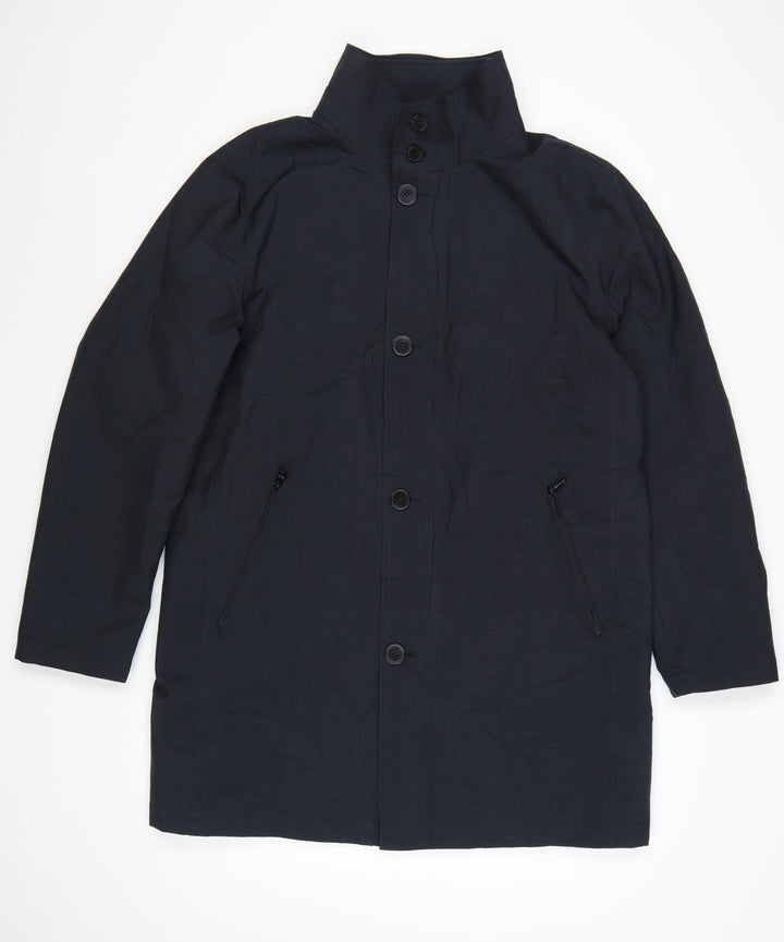 Marks and Spencer Autograph Men's Black XL Button Rain Coat