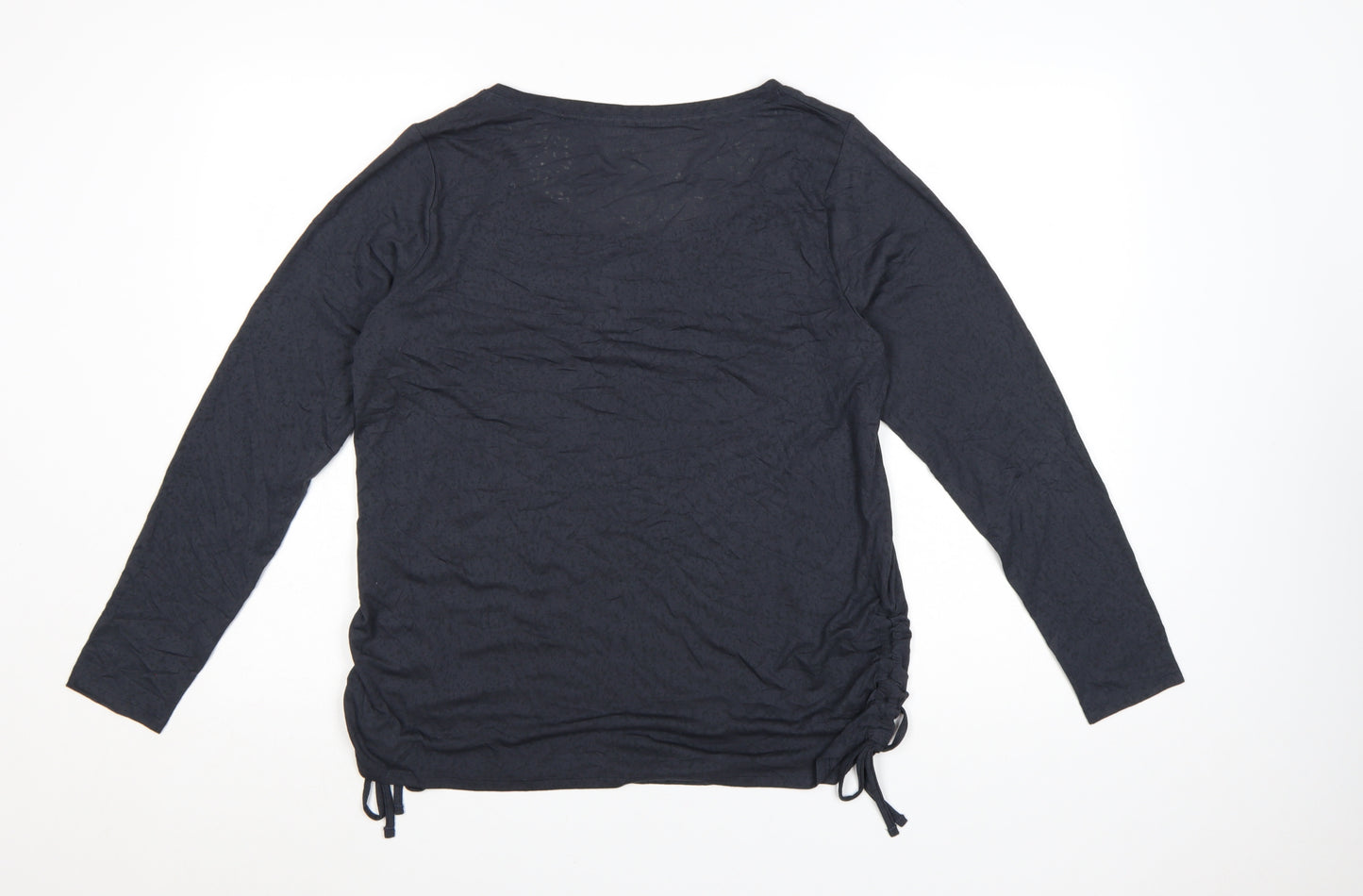 Marks and Spencer Goodmove Women's Black Size 16 Long Sleeve Active T-Shirt