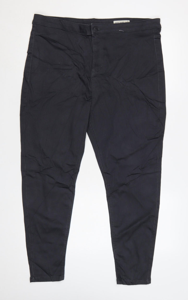 Marks and Spencer Women Black Super Skinny Stretch Jeans Size 20 Regular