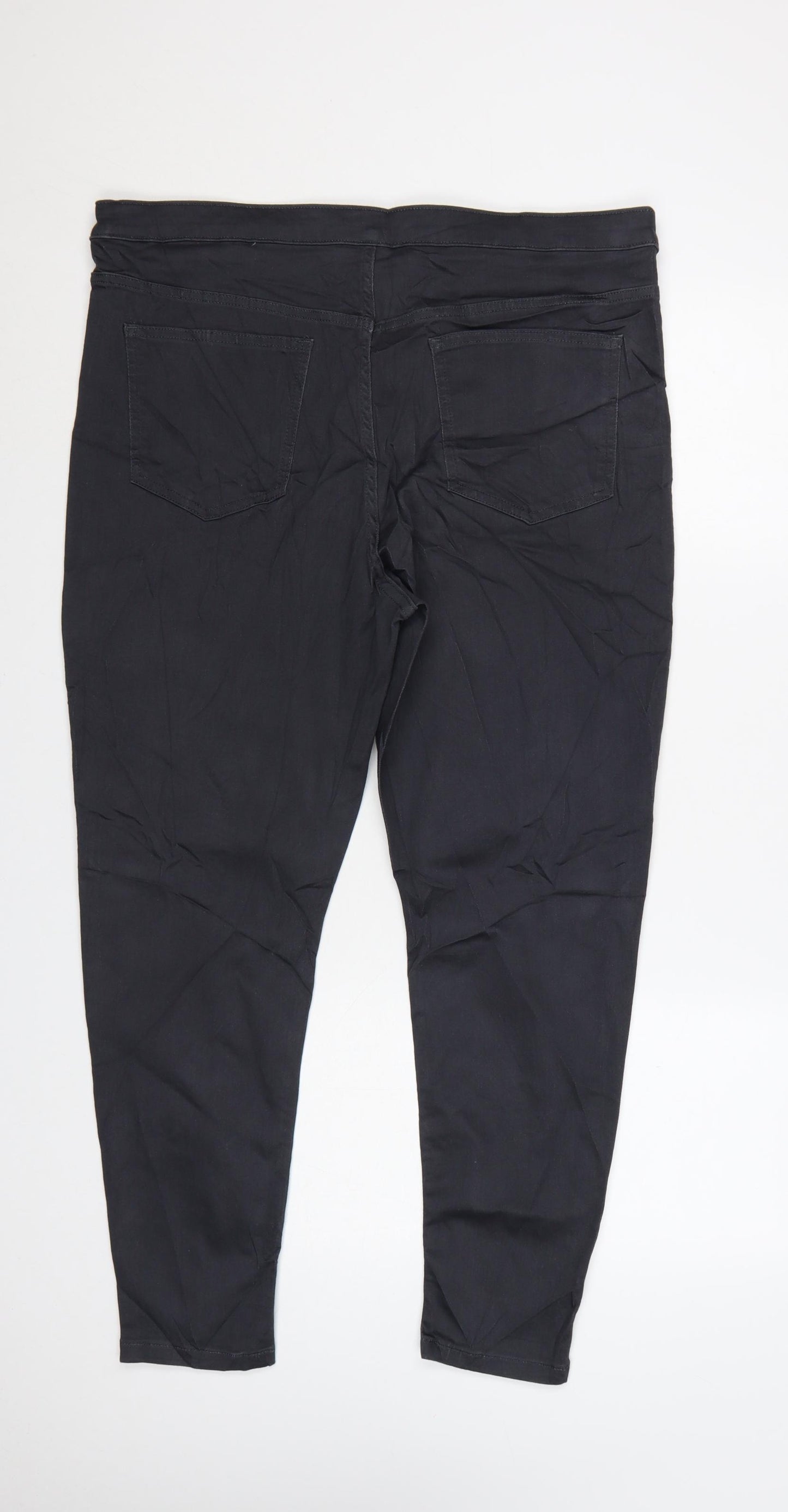 Marks and Spencer Women Black Super Skinny Stretch Jeans Size 20 Regular