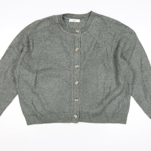 Marks and Spencer Women’s Grey XL Chunky Knit Cardigan