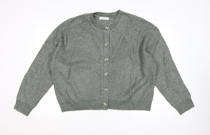Marks and Spencer Women’s Grey XL Chunky Knit Cardigan