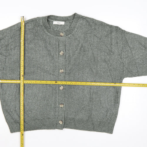Marks and Spencer Women’s Grey XL Chunky Knit Cardigan