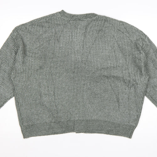 Marks and Spencer Women’s Grey XL Chunky Knit Cardigan