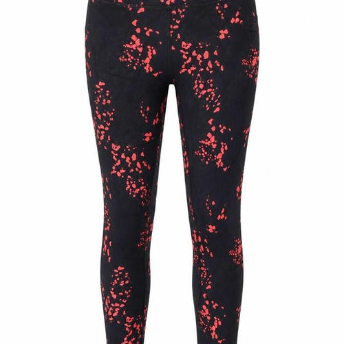 Marks and Spencer Good Move Women's Black Red Print Active Leggings Size 8