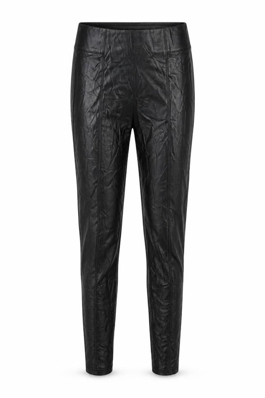 Marks and Spencer Women's Black Faux Leather High Rise Leggings Size 8
