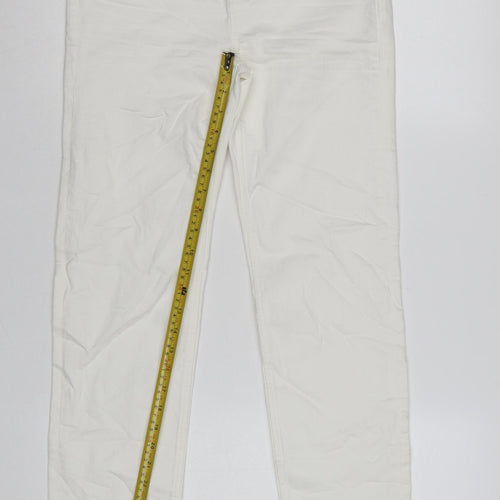 Marks and Spencer Women’s White Straight Jeans Size 10 Short