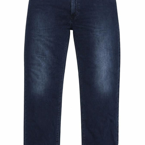 Marks and Spencer Men's Blue Straight Fit Jeans 40L Cotton Denim