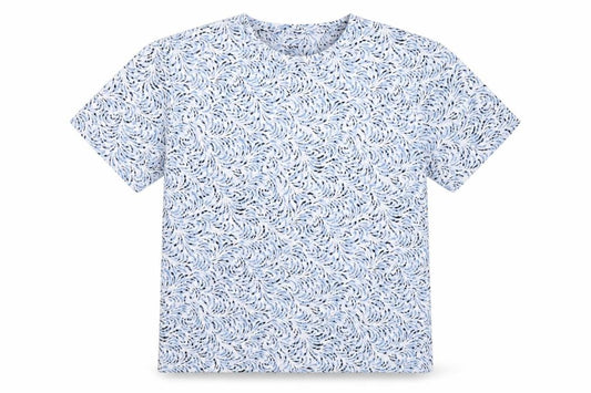 Front view of Marks & Spencer women’s multicoloured, size UK 12, short sleeve basic t-shirt