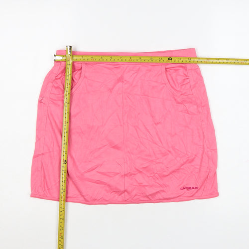 LA Gear Womens Pink Size 12 Jersey Short Stretch Skirt