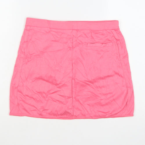 LA Gear Womens Pink Size 12 Jersey Short Stretch Skirt