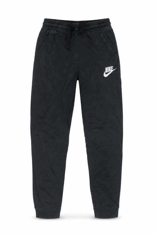 Nike Boys Black Jogger Trousers L 147-158cm Cotton Blend Sweatpants
