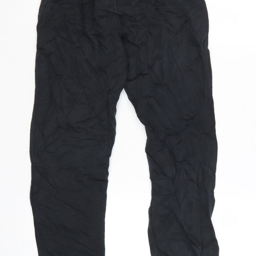 Nike Boys Black Jogger Trousers L 147-158cm Cotton Blend Sweatpants