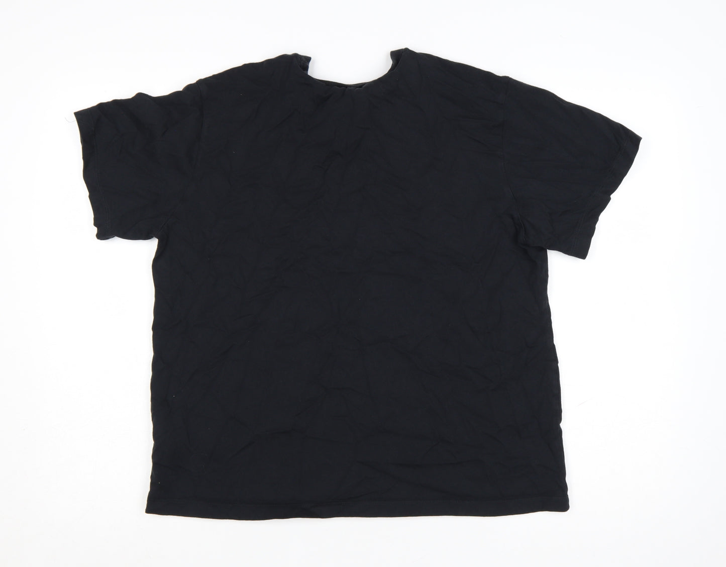 adidas Women’s Black XL Relaxed Fit Logo Cotton T-Shirt