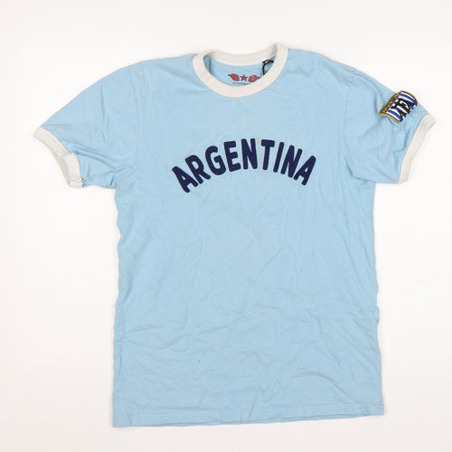 Superdry Men’s Blue Argentina Retro Graphic T-Shirt XS